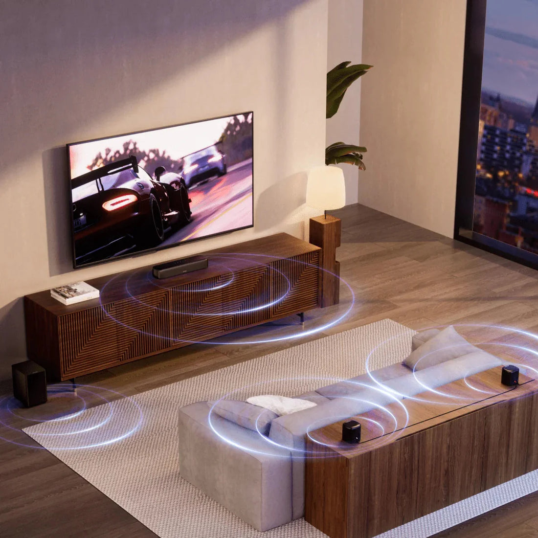 TV ACCESSORIES FOR AN IMMERSIVE AUDIO EXPERIENCE