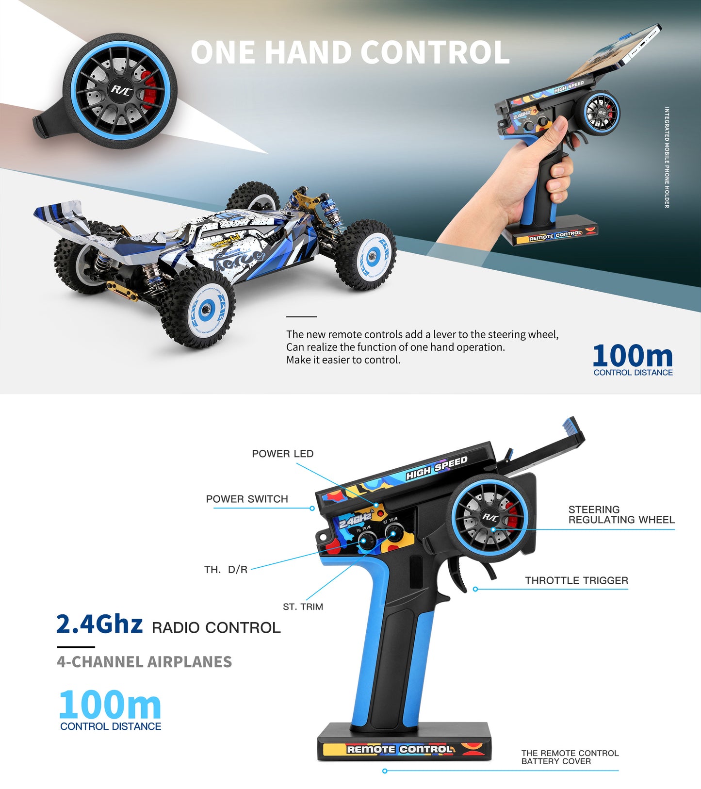 WLtoys 124017 V2 1/12 Brushless RC Car 75kmh