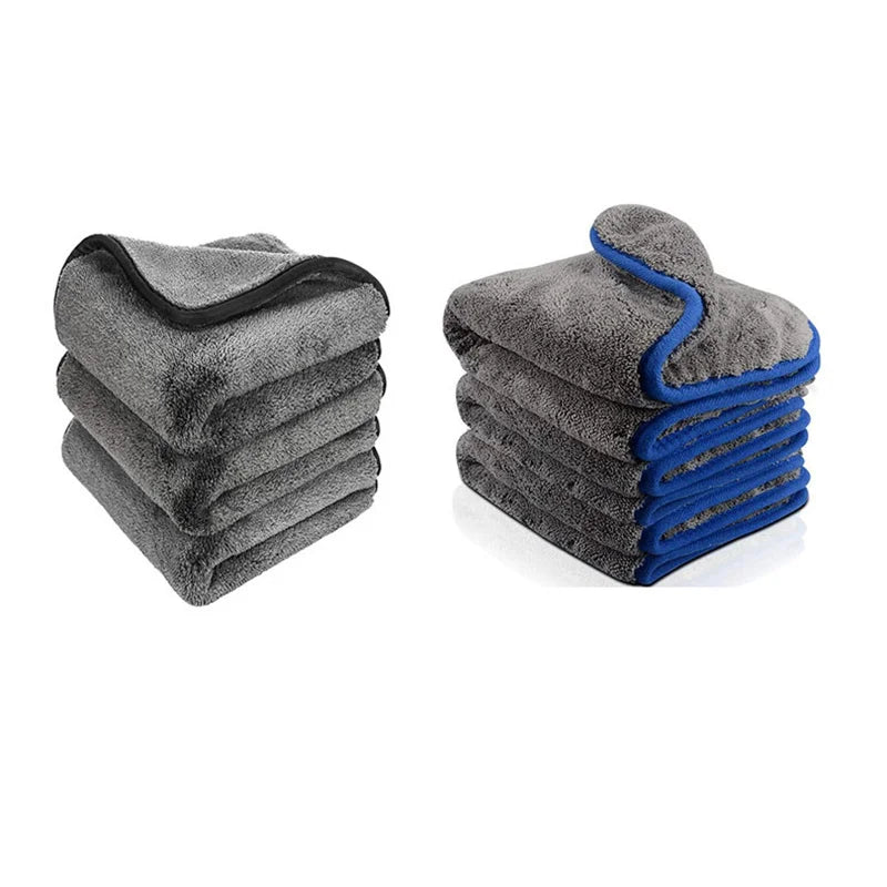 1200GSM Ultra-Thick Microfiber Car Wash and Detailing Towels for Drying Polishing and Cleaning