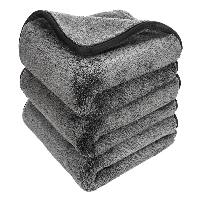 1200GSM Ultra-Thick Microfiber Car Wash and Detailing Towels for Drying Polishing and Cleaning