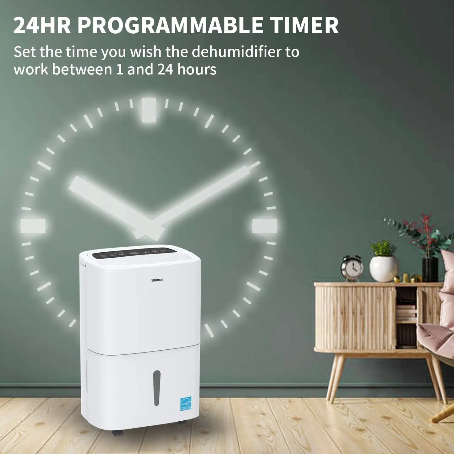 Shinco 150 Pint WiFi Dehumidifier with Pump
