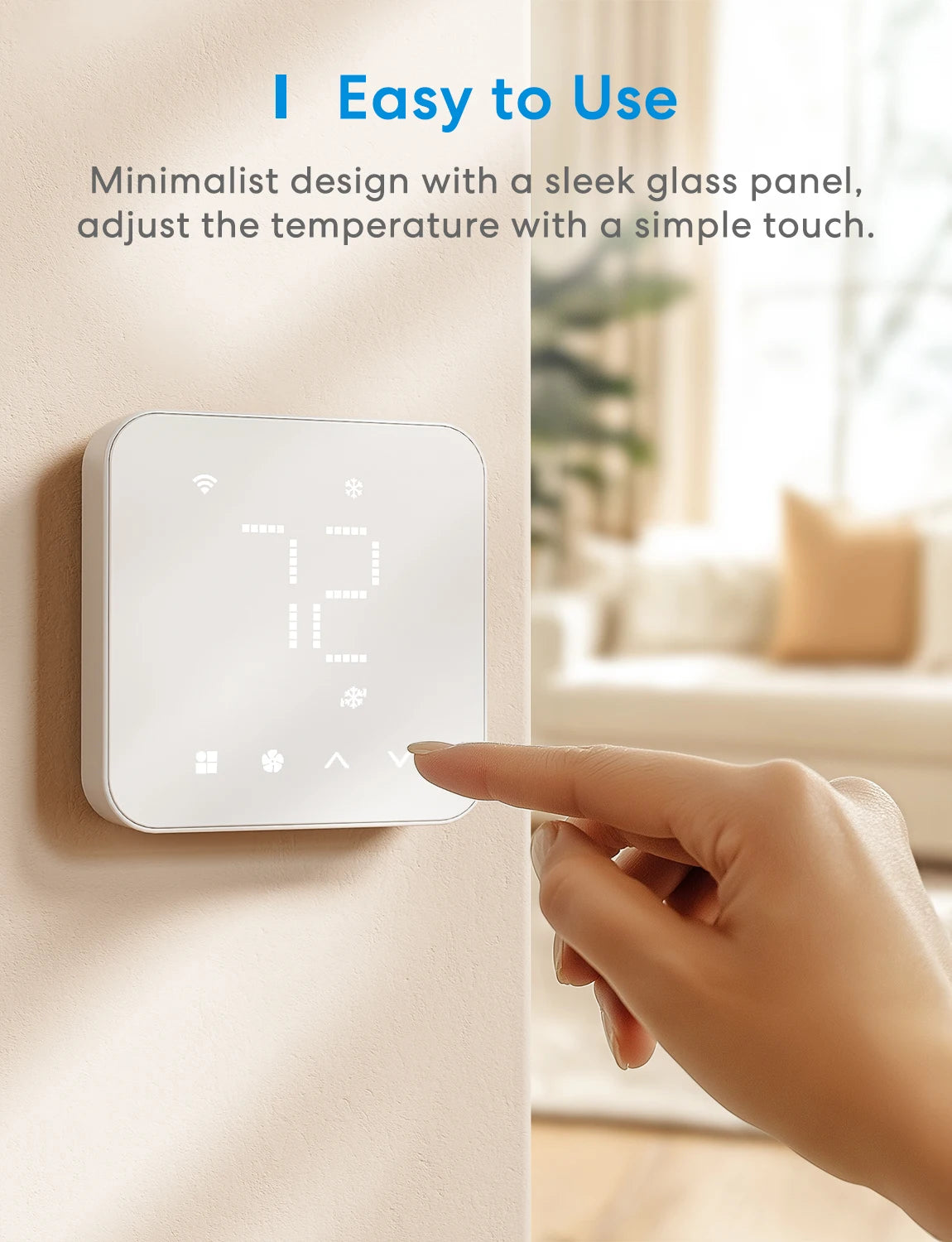 Meross Matter Smart WiFi Thermostat US