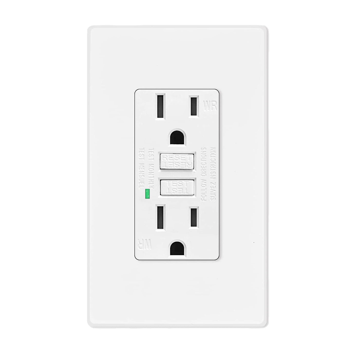 GFCI Outlet 15Amp Weather-Resistant with LED
gfci outlet