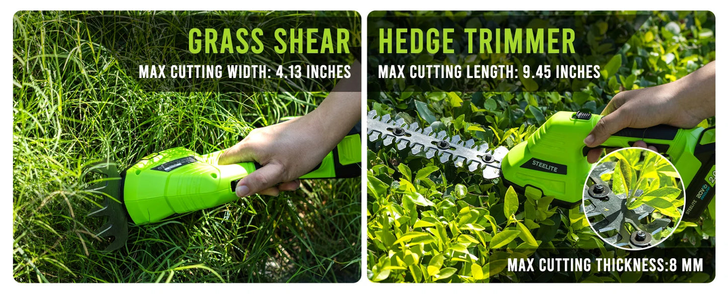 21V Cordless Hedge Trimmer Grass Shear
