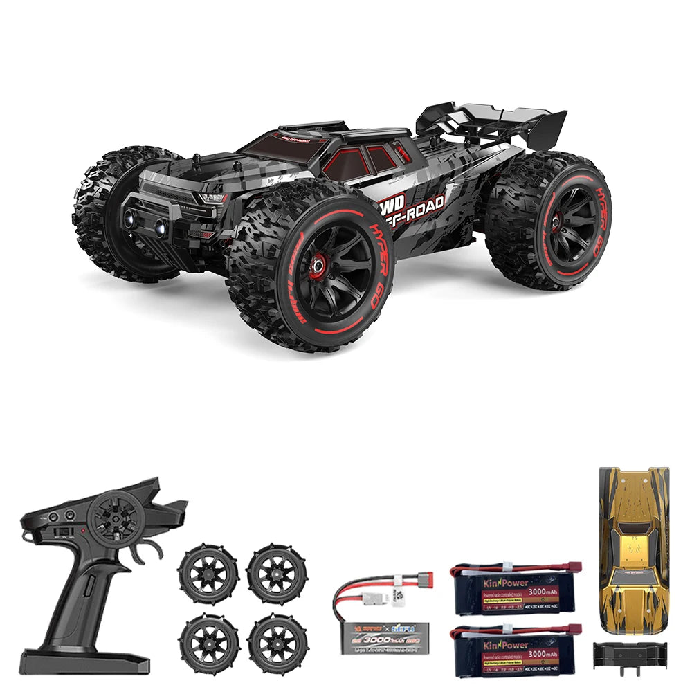 Hypergo MJX 14210 1/14 V2.0 Rc Remote Control Car 4WD Off-road Racing RC Truck Brushless 2.4G Electric Drift Car Boy Toys