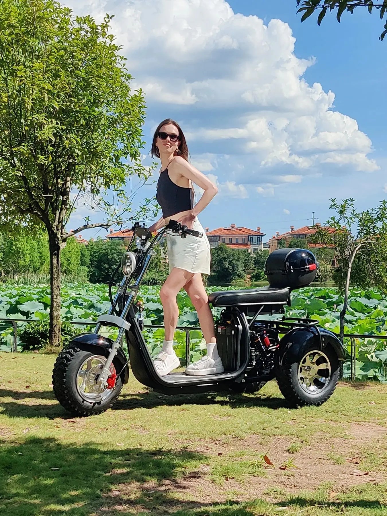 3000W 3 Wheel Electric Trike Off Road Adult Scooter