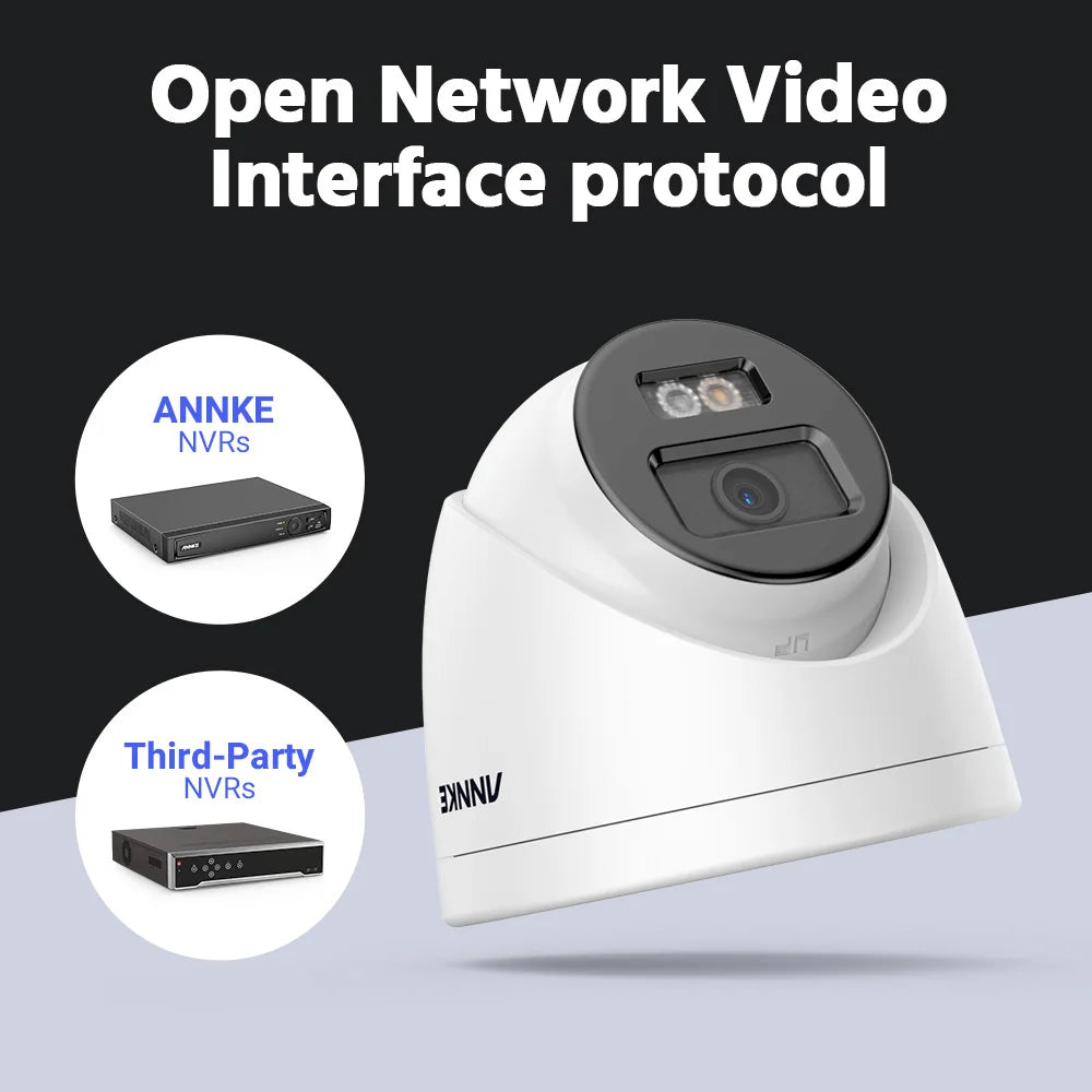 ANNKE 12MP PoE IP Camera Smart Dual Light Built-in Mic Surveillance Security
