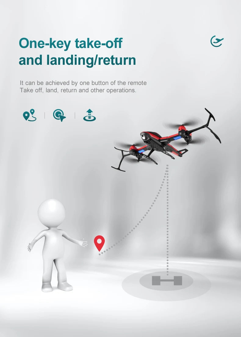 4DRC V10 Mini Drone 4K HD Camera 1080P FPV RC Quadcopter