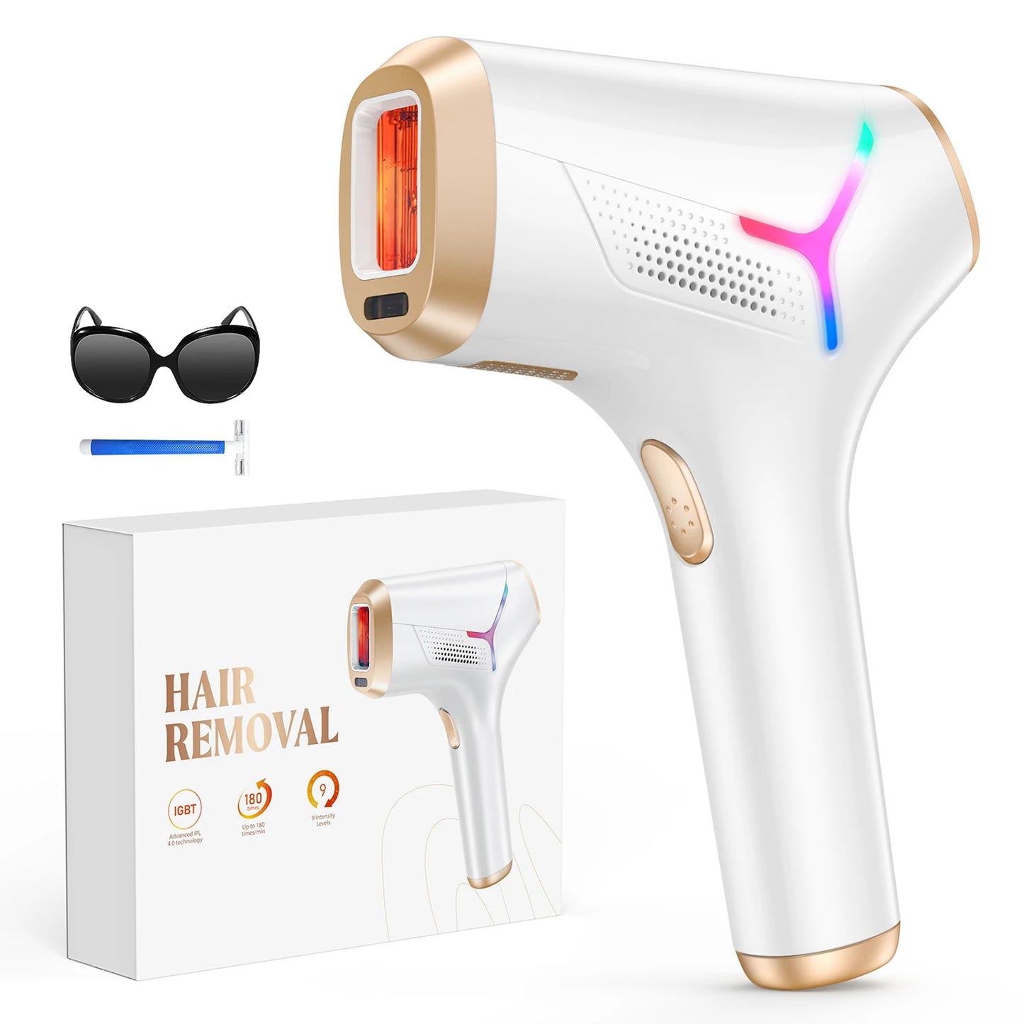 990000 Flashes Laser Hair Removal IPL for Women and Men Body Bikini Face