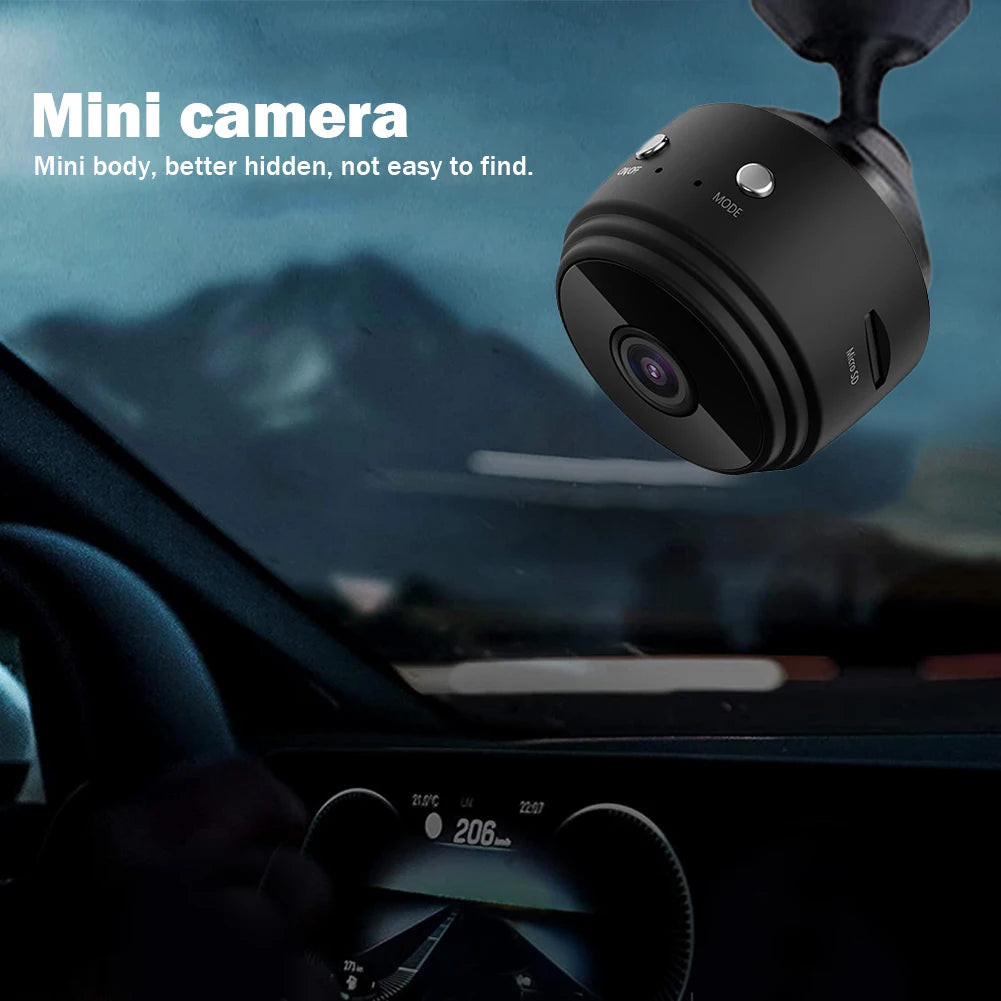 A9 WiFi Mini Camera 1080P Wireless Video and Voice Recorder for Smart Home Security Monitoring