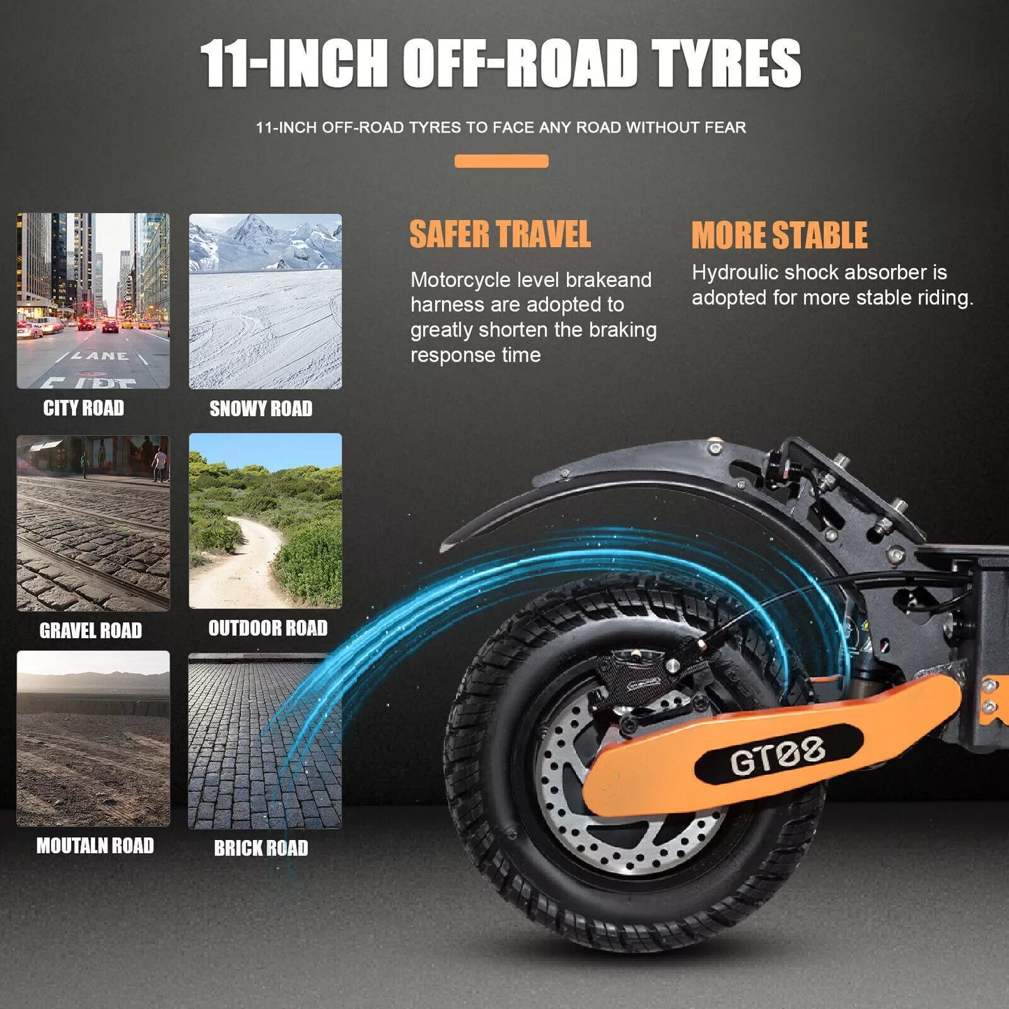Arwibon 60V 5600W Adult Electric Scooter Dual Motor Sport eScooter with Seat