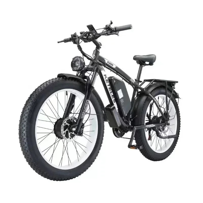 K800 Electric Bike 2000W Dual Motor 48V 23Ah Fat Tire with Hydraulic Brakes