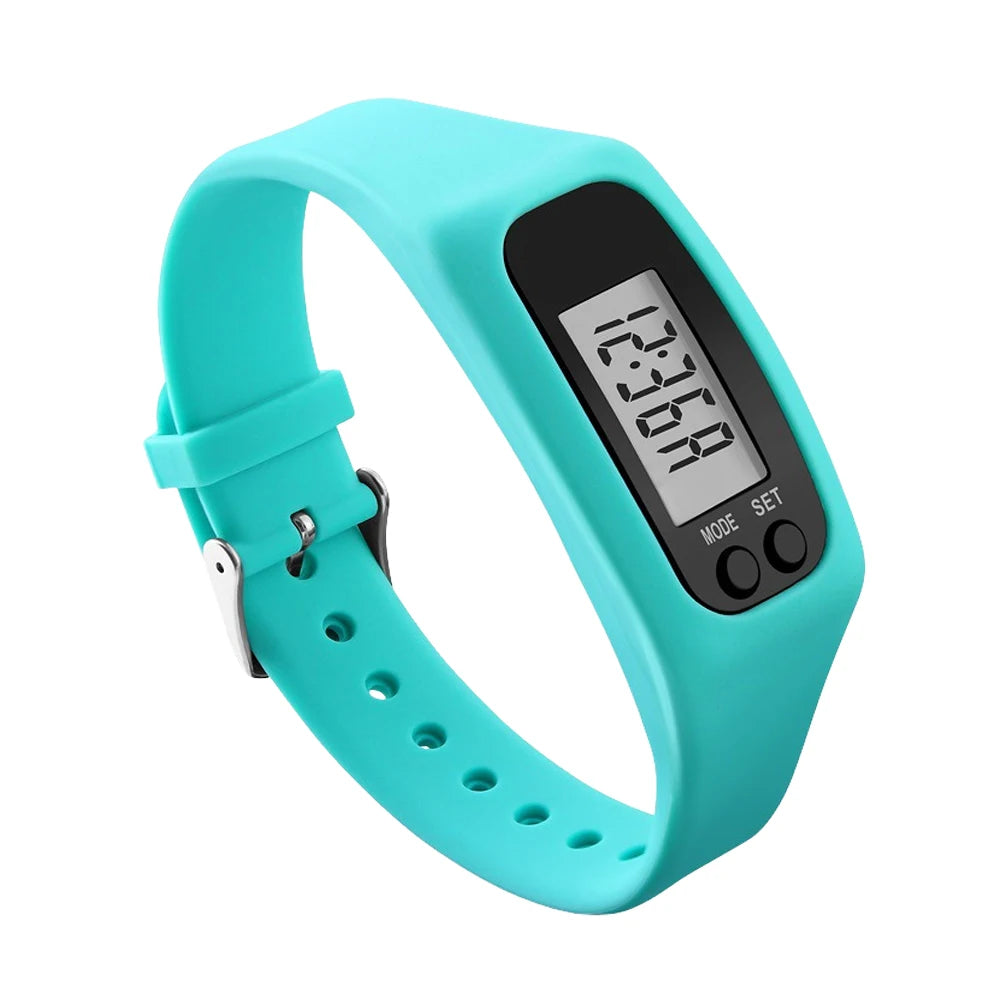LED Pedometer Bracelet Calorie Counter Fitness Watch