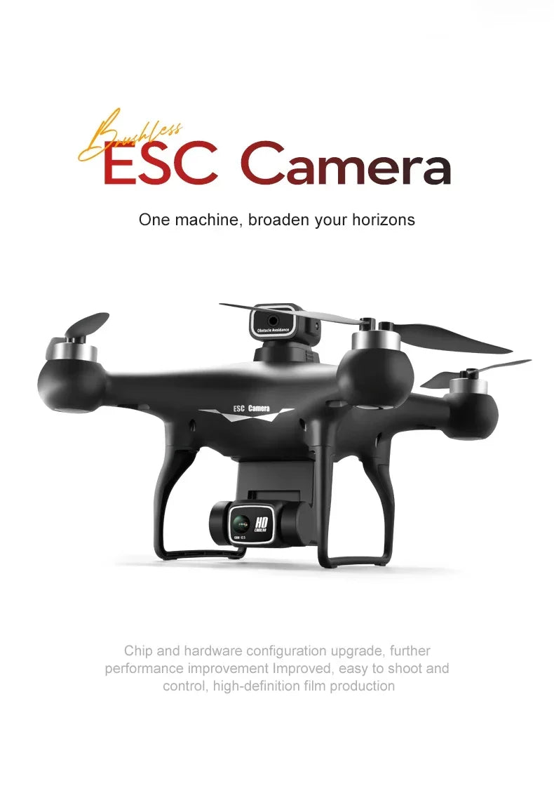 S116 MAX 8K Drone with 3 Batteries Dual Camera Optical Flow Obstacle Avoidance