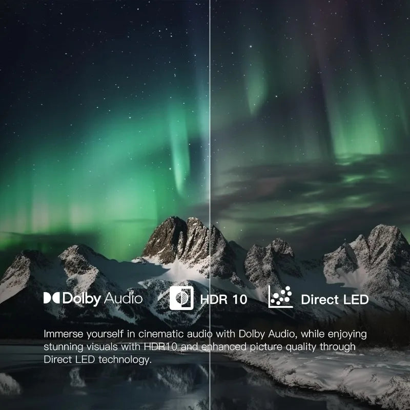 43 Inch Smart TV with Google TV 1080p Full HD Chromecast Built-In HDR10 Dolby Audio and Voice Remote