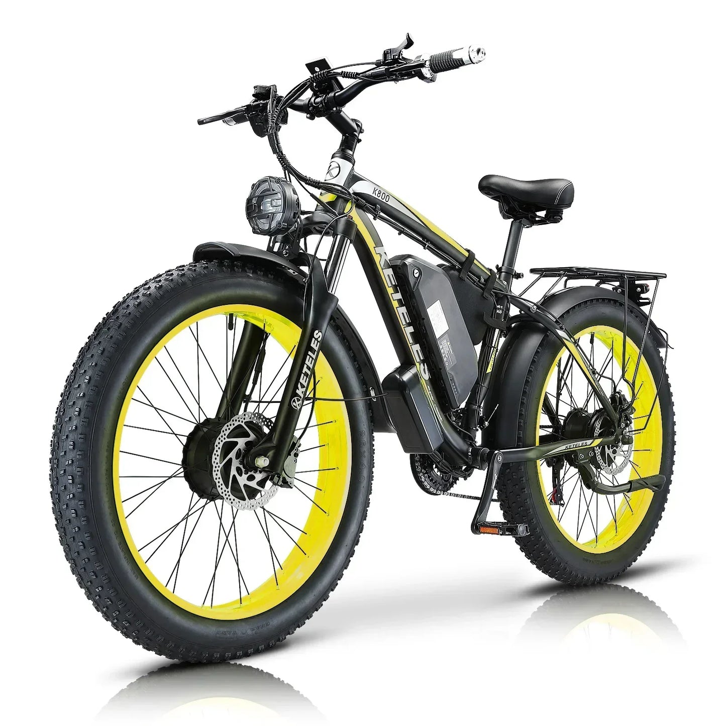 K800 Electric Bike 2000W Dual Motor 48V 23Ah Fat Tire with Hydraulic Brakes