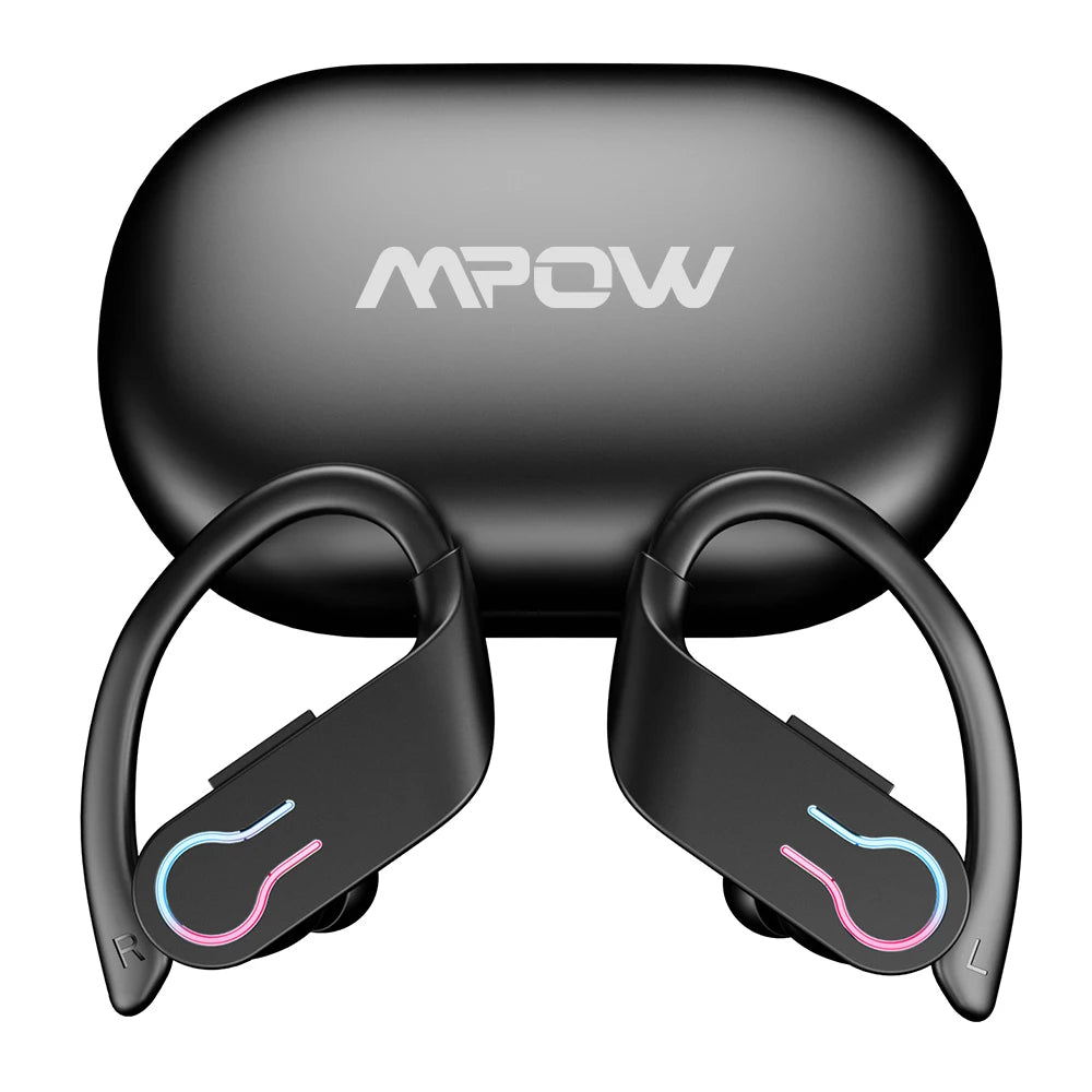 Mpow Q63 Bluetooth 5.3 Earphones Sports Wireless In-Ear IPX7 Waterproof HiFi Stereo Gaming Earbuds