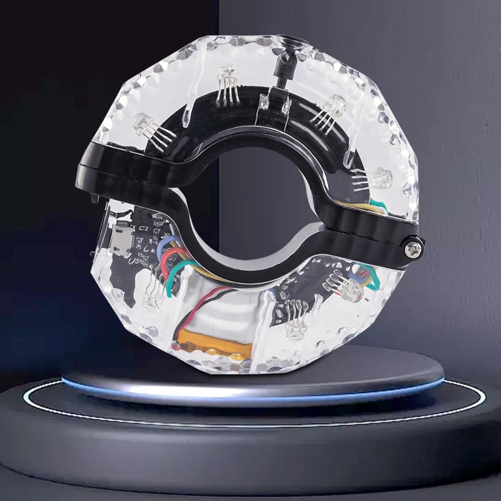 Bike Wheel Hub Lights USB Rechargeable Waterproof Colorful Bicycle Spoke Lights