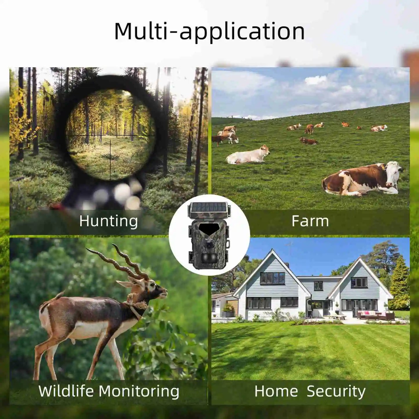 New Hunting Game Camera 20MP 1080P with Night Vision Motion Activated