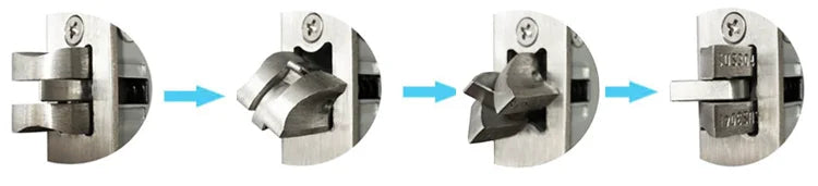 3D Face Recognition Digital Door Lock with Camera Fingerprint and Keyless Entry