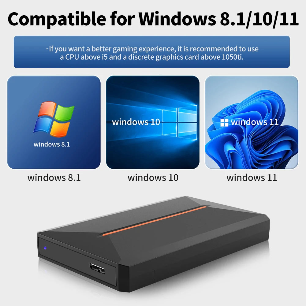 Launchbox 500GB Gaming Hard Drive for PS4 PS3 PS2 Wii Switch Gamecube PC 3760 Games