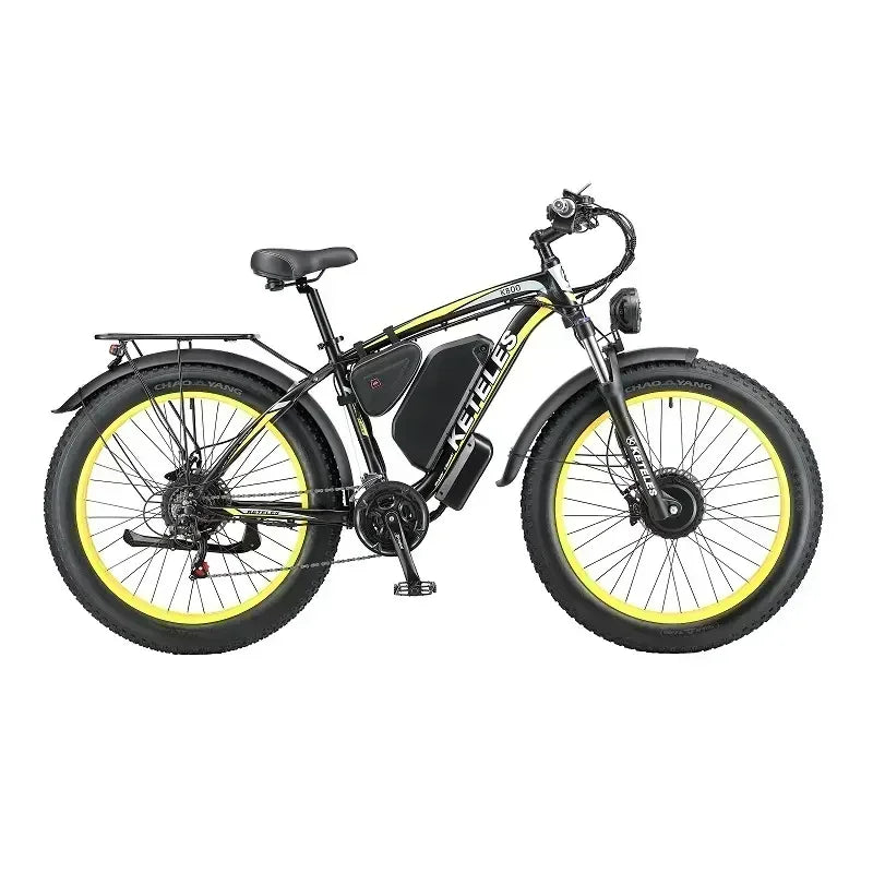 KETELES K800 Adult Electric Mountain Bicycle with 2000W motor and 26-inch fat tires.