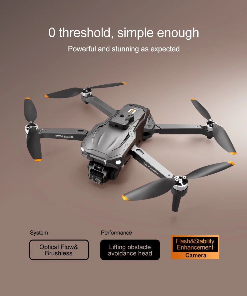 2024 D1 Drone HD Camera 5G GPS Obstacle Avoidance Brushless Motor RC Helicopter