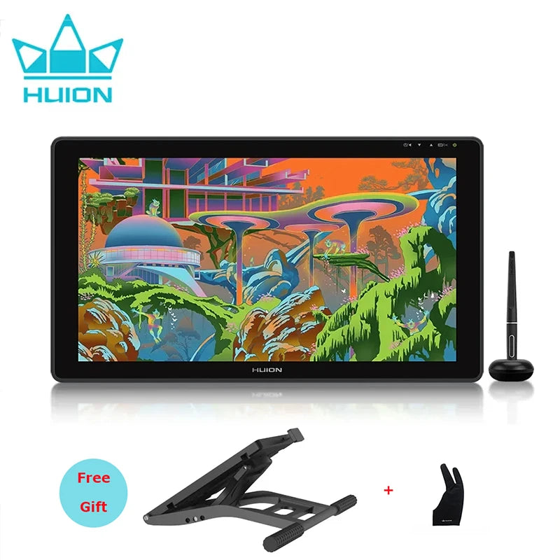 HUION Kamvas 22 21.5-Inch Pen Display Monitor with 120% sRGB Support