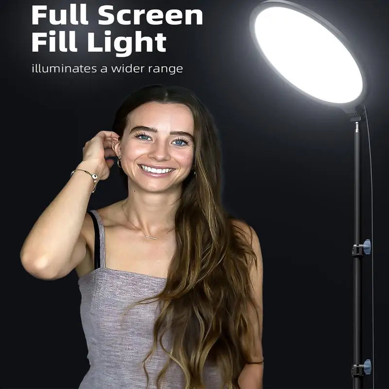 Weilisi 10.5 Inch Ring Light with 69 Inch Tripod and Phone Holder Kit for Zoom and Video Recording