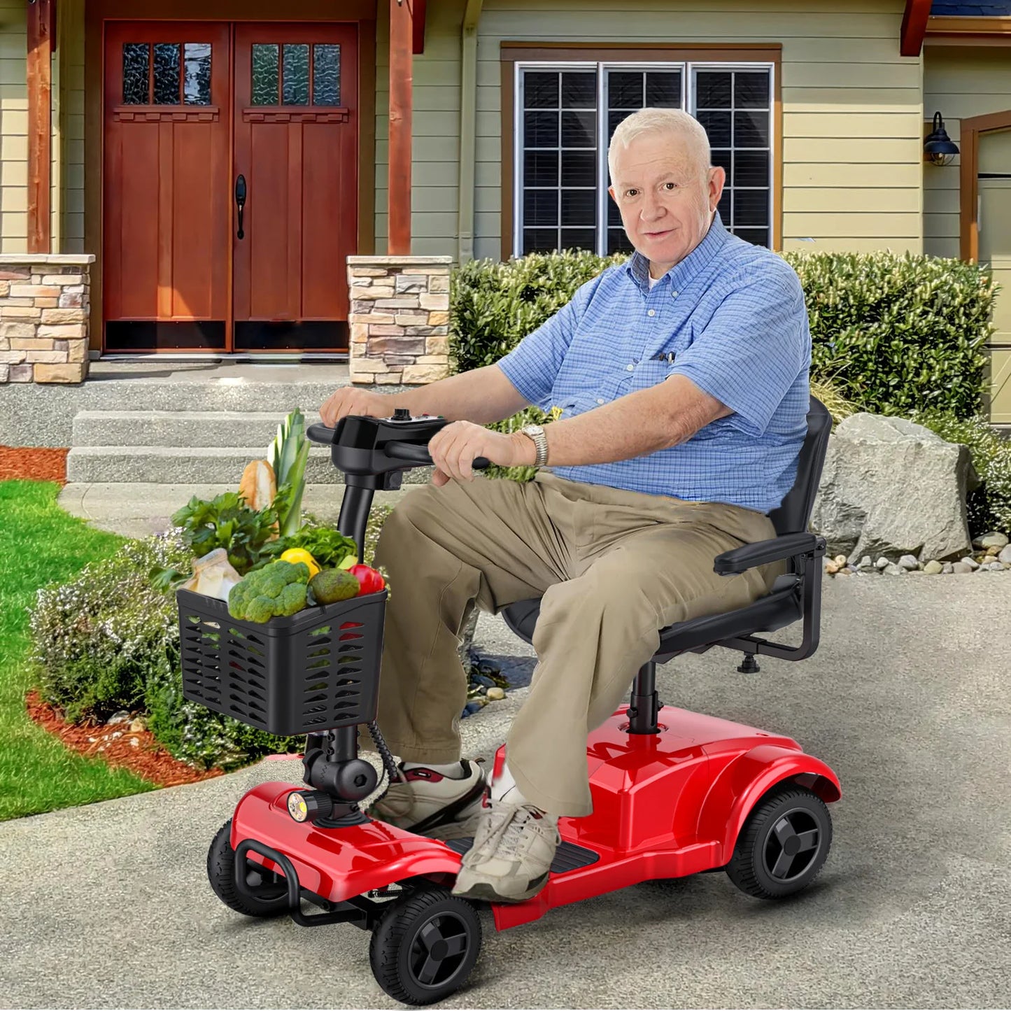 ENGWE Four Wheel Electric Scooter 250W 24V 12AH 15 Mile Range
