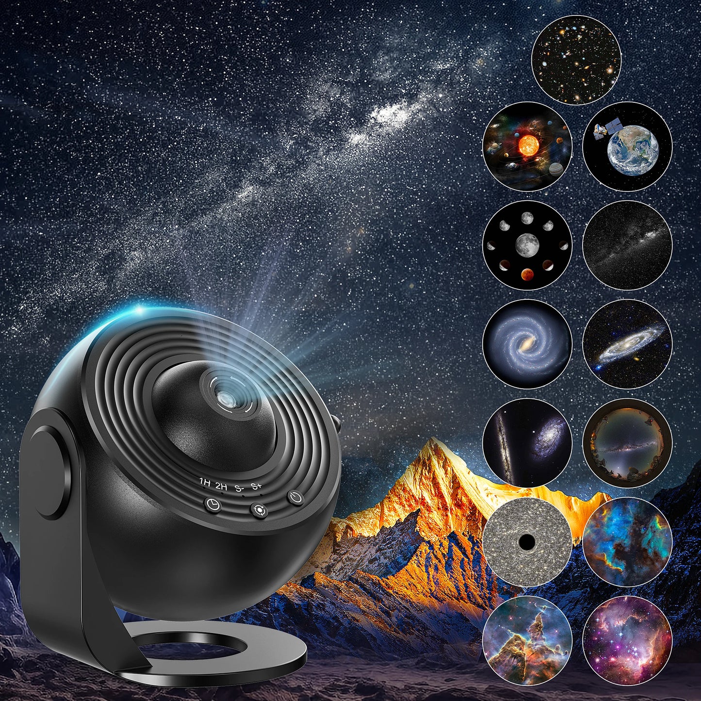 Galaxy Star Projector Night Light