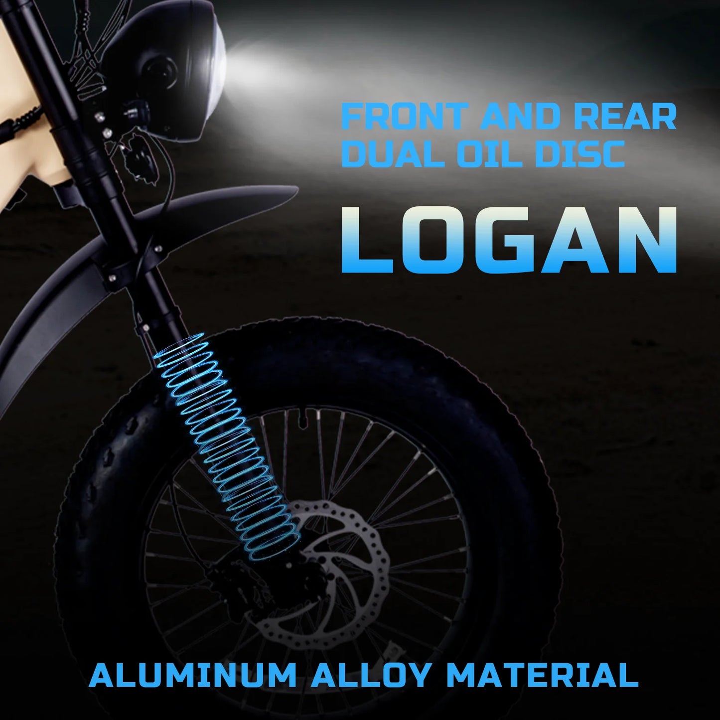 1000W Mountain Adult Electric Bicycle 48V 20AH Motorcycle Style 20 Inch Dual Oil Disc Off Road Ebike