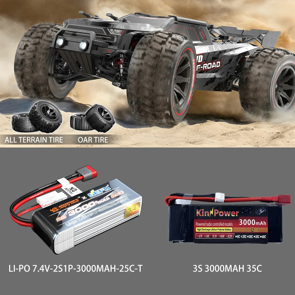 Hypergo MJX 14210 1/14 V2.0 Rc Remote Control Car 4WD Off-road Racing RC Truck Brushless 2.4G Electric Drift Car Boy Toys