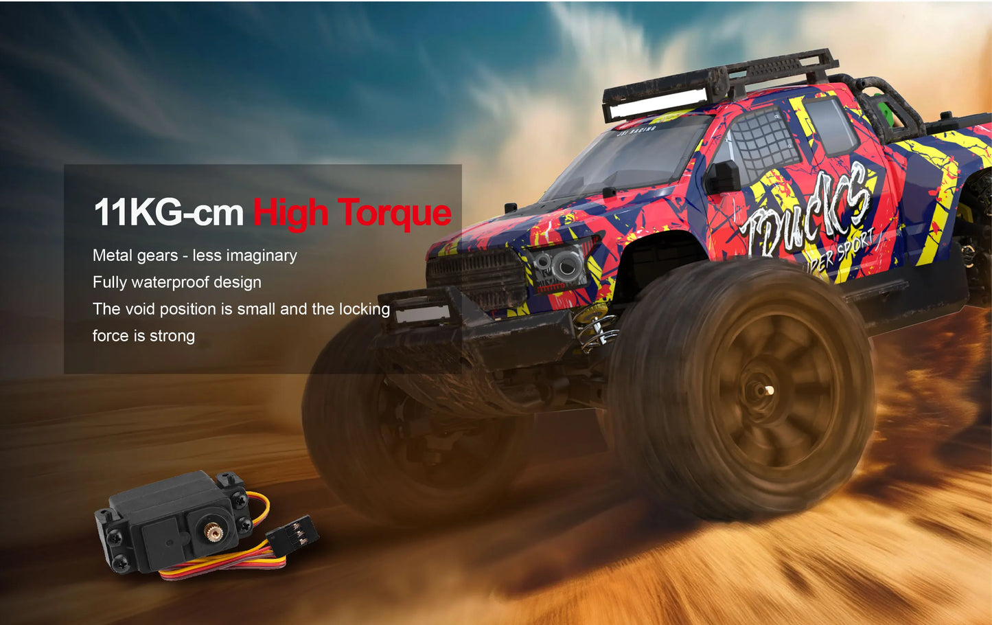 JIUSI PT14R MT14R 114 4WD RC Car 80kmh Brushless Off Road Truck