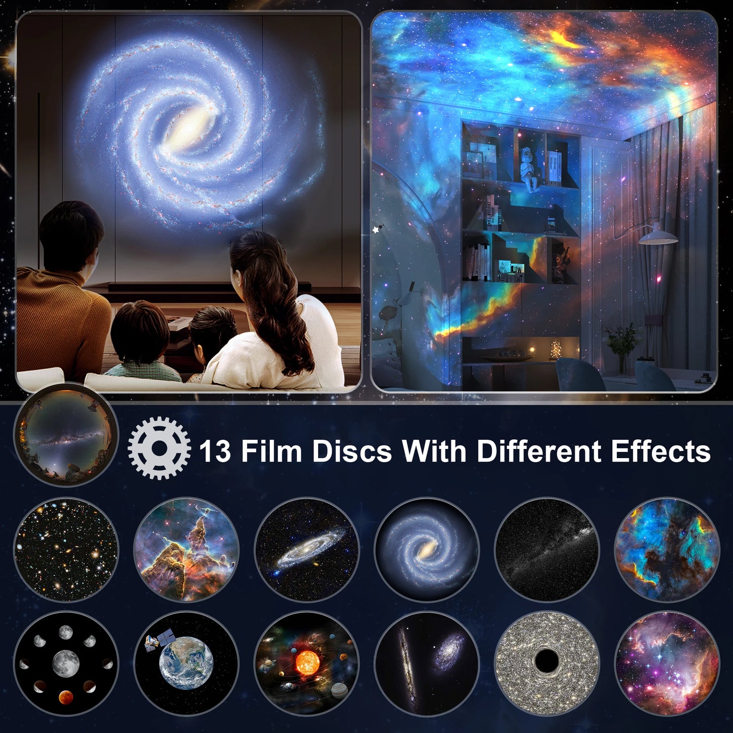 Galaxy Star Projector Night Light