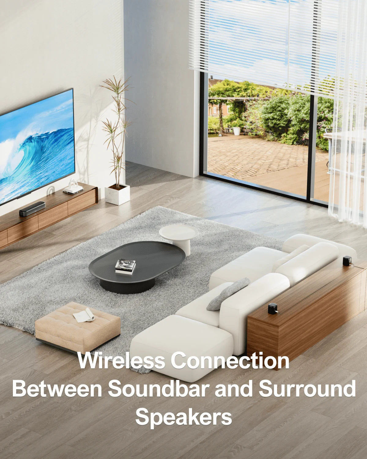 ULTIMEA 5.1 Virtual Surround Soundbar for Smart TV with APP Control