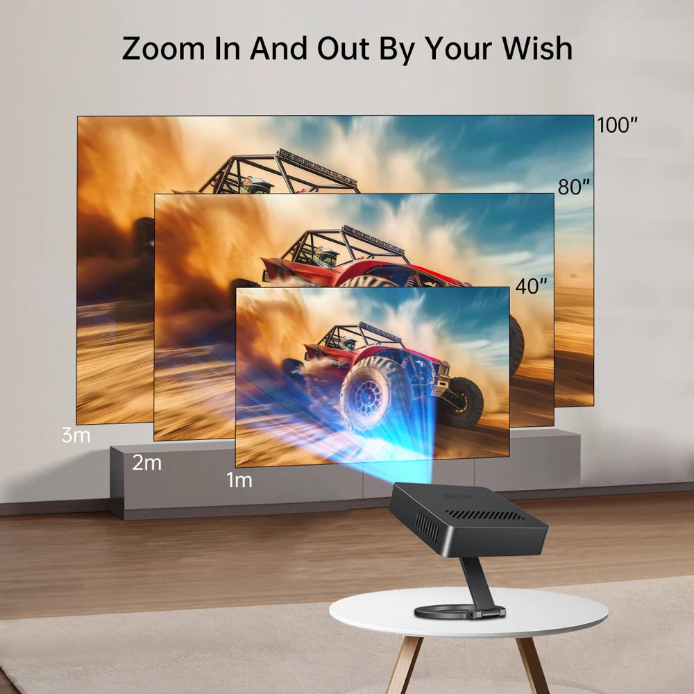 8849 Mars Mini Projector HD 1080P Auto Focus Outdoor Beamer