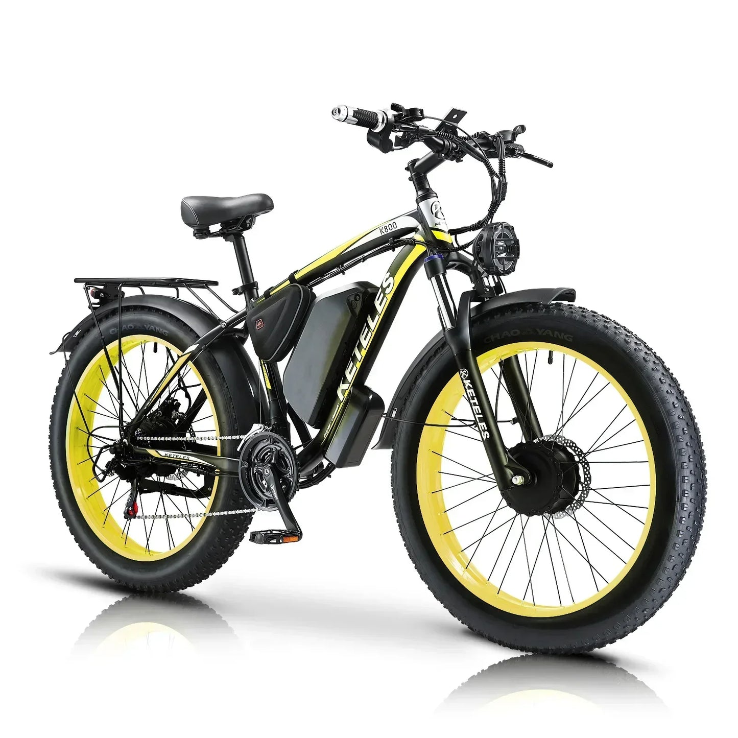 K800 Electric Bike 2000W Dual Motor 48V 23Ah Fat Tire with Hydraulic Brakes