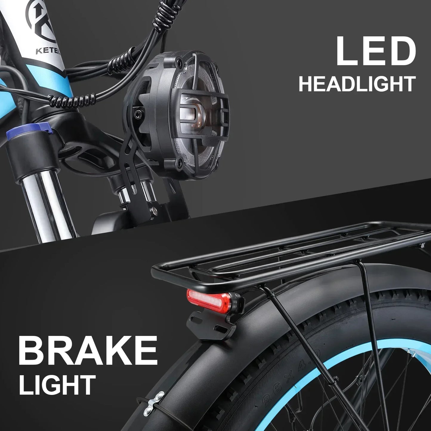 K800 Electric Bike 2000W Dual Motor 48V 23Ah Fat Tire with Hydraulic Brakes