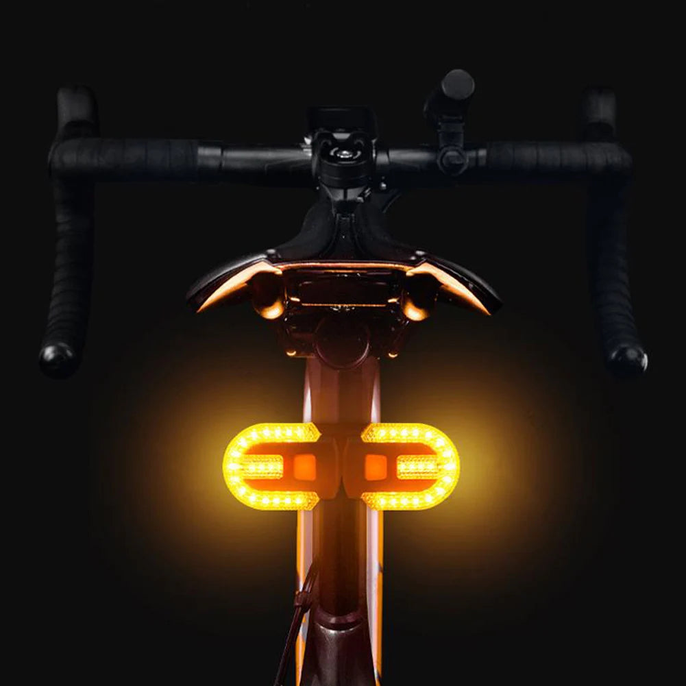 LED Bicycle Lamp Rear Signal LED Lamp Wireless USB Rechargeable MTB