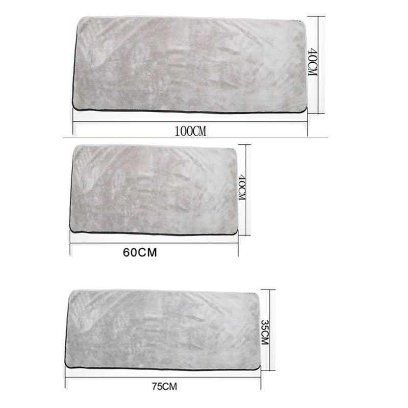 75x35 60x40cm Microfiber Car Wash Towels Fast Dry Soft Cloth High Absorption