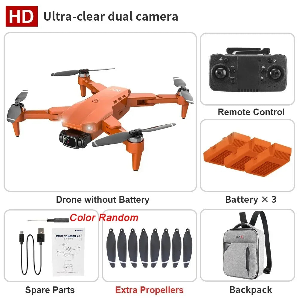 L900 Pro 4K GPS Drone Dual Camera 5G Brushless Foldable Quadcopter 1.2KM Range