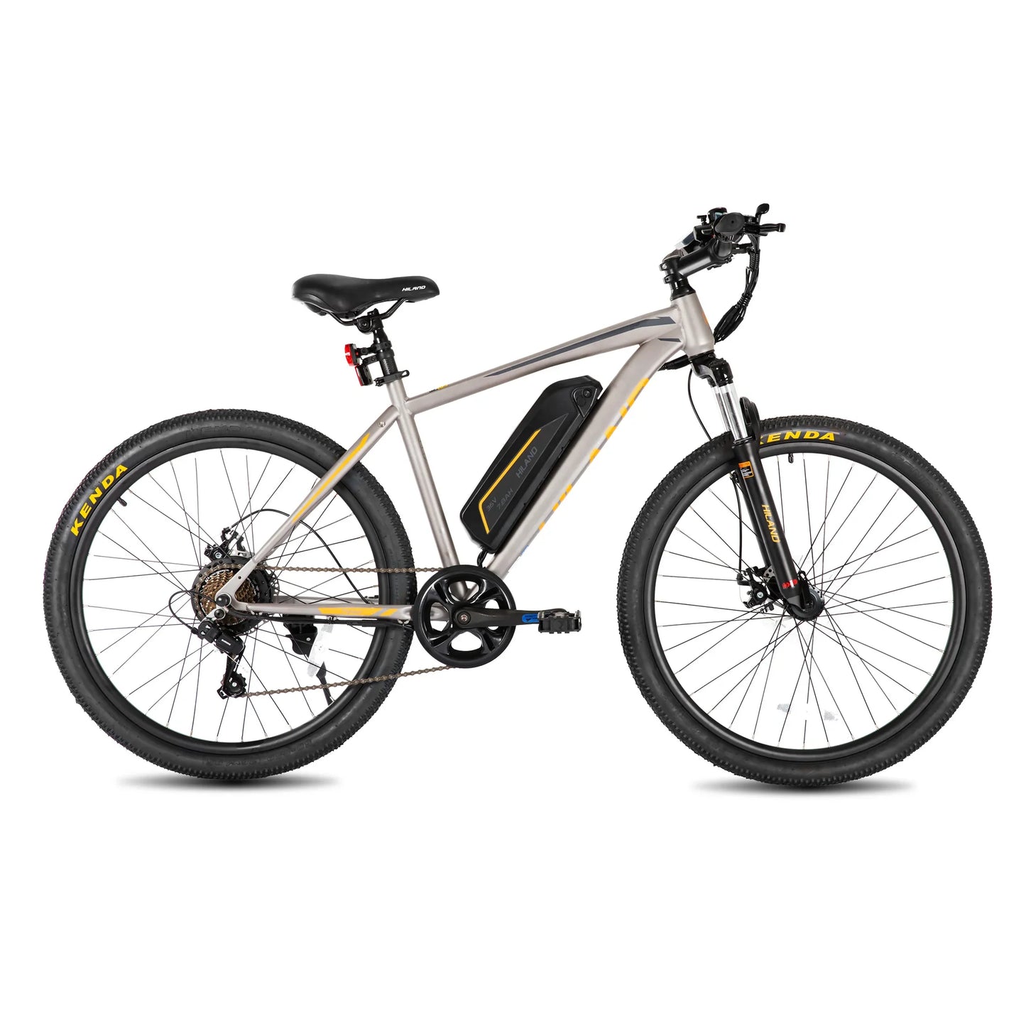 HILAND 26 inch electric mountain bike with 500W motor and removable battery.