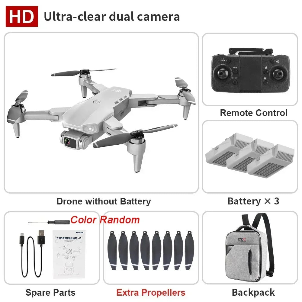 L900 Pro 4K GPS Drone Dual Camera 5G Brushless Foldable Quadcopter 1.2KM Range