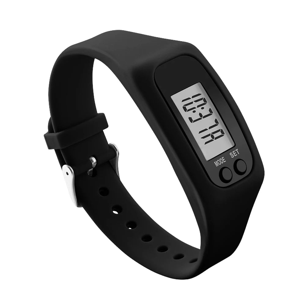 LED Pedometer Bracelet Calorie Counter Fitness Watch