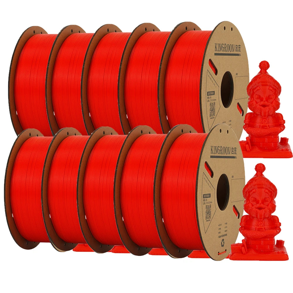 KEEPANG PLA Filament 1.75mm No Bubble 3D Printer Filament 5/10 Rolls