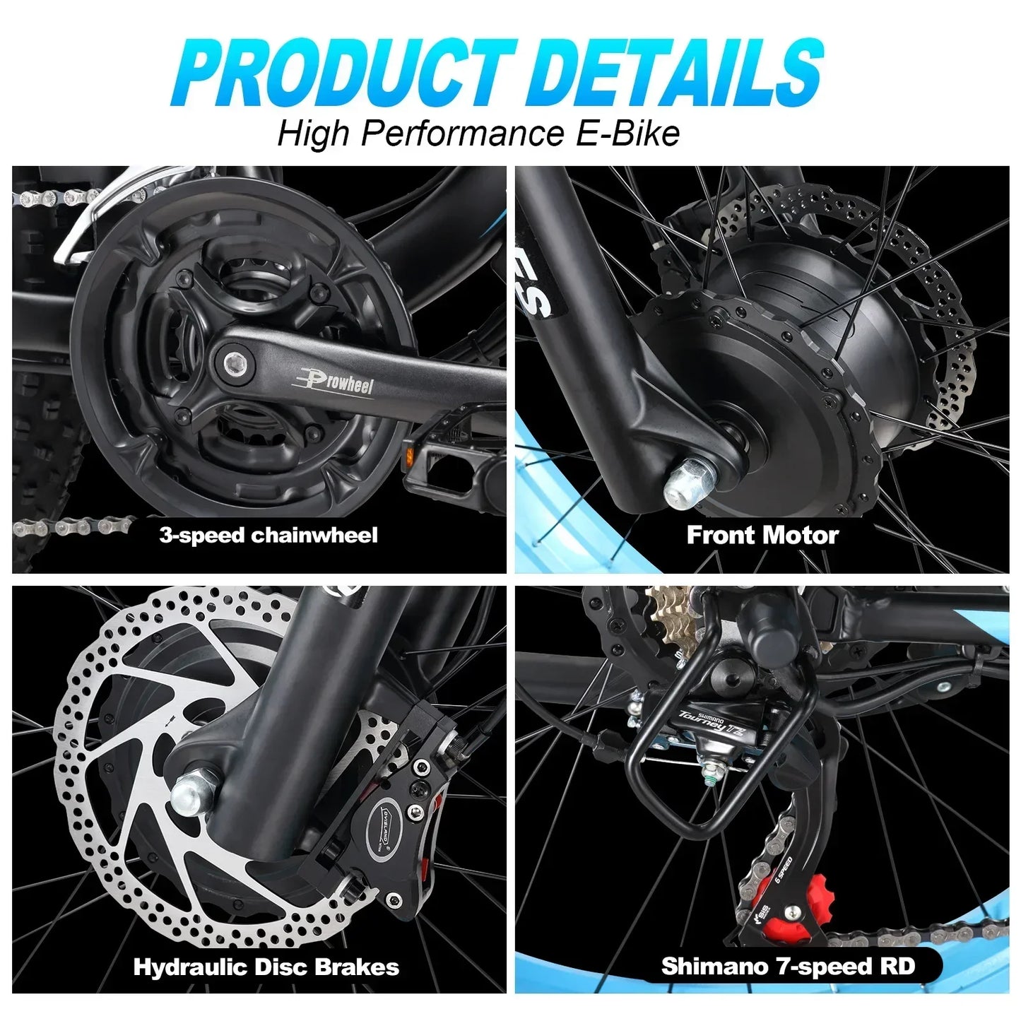 K800 Electric Bike 2000W Dual Motor 48V 23Ah Fat Tire with Hydraulic Brakes