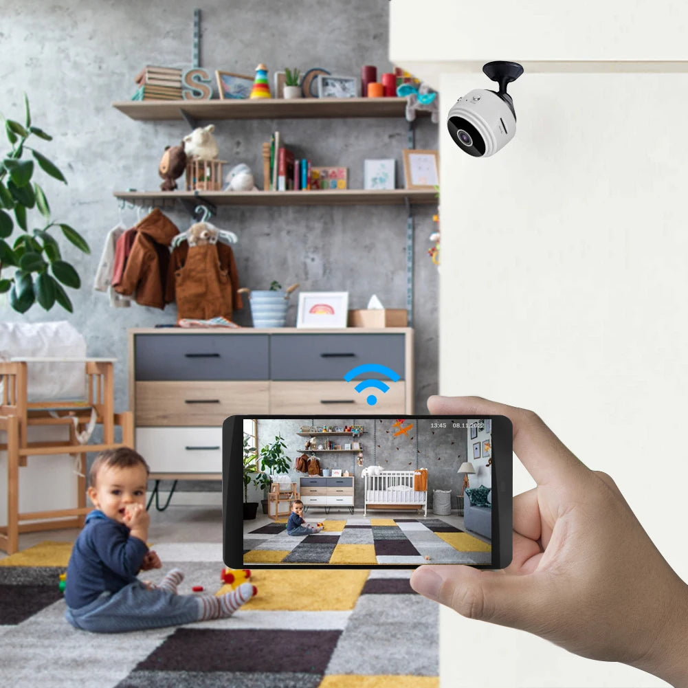 A9 WiFi Mini Camera 1080P Wireless Video and Voice Recorder for Smart Home Security Monitoring