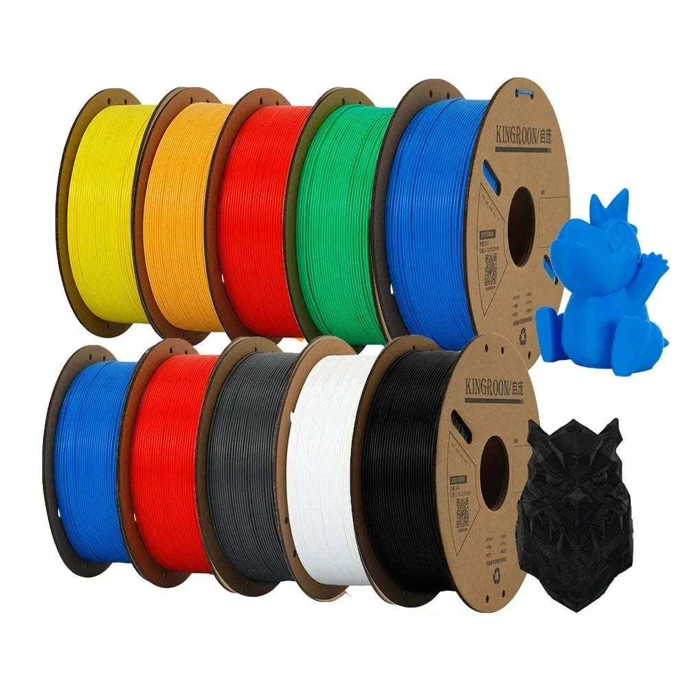 KEEPANG PLA Filament 1.75mm No Bubble 3D Printer Filament 5/10 Rolls
