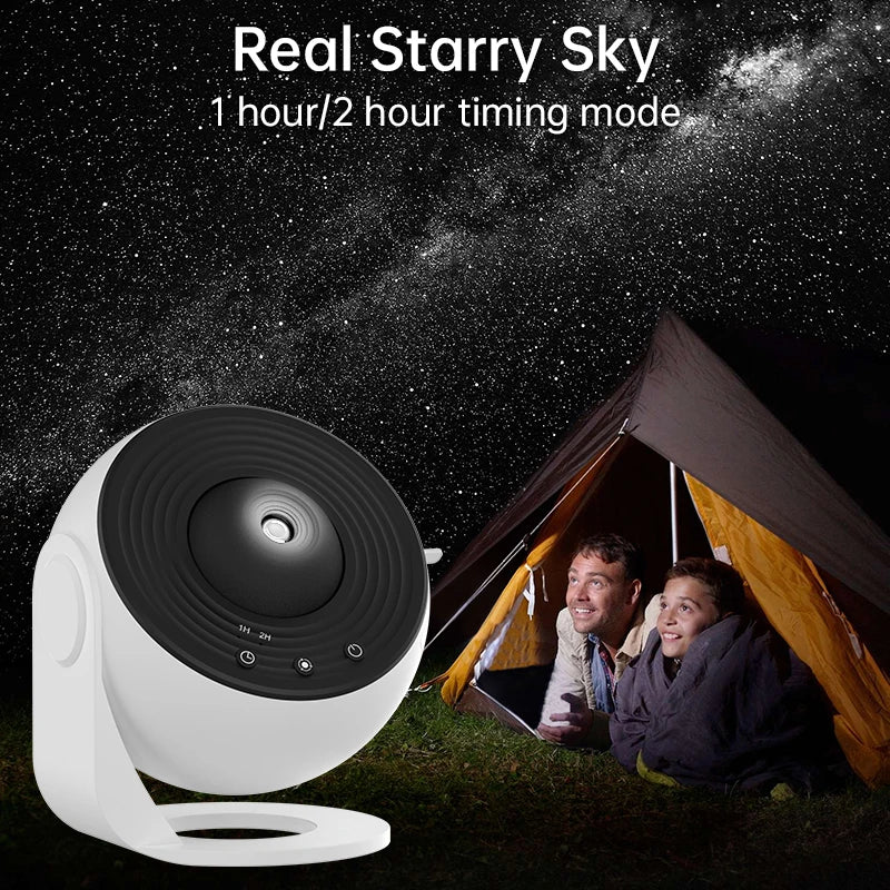 Galaxy Star Projector Night Light 360 Rotate Lamp